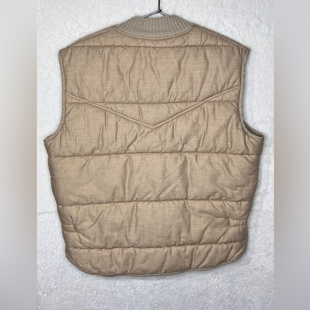 Walls Beige Quilted Vest with Pockets - Picture 2 of 4